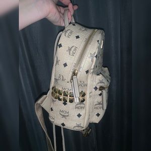 mcm small stark side stud backpack